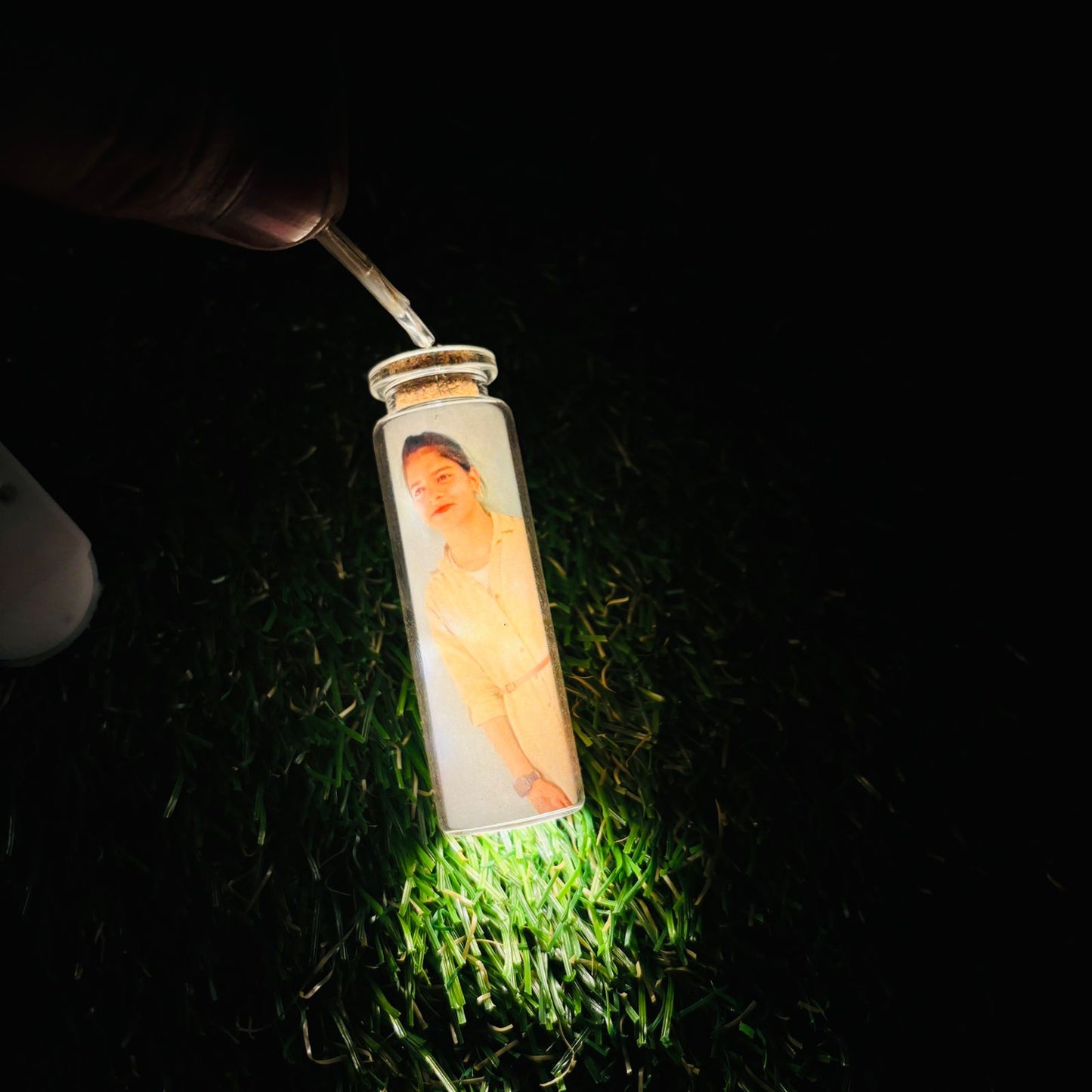 Mini Led Bottle with Pic