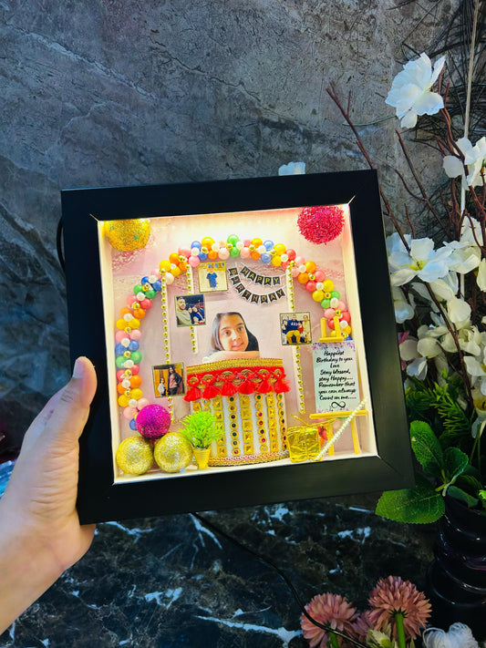 Customized Birthday Theme Miniature Frame