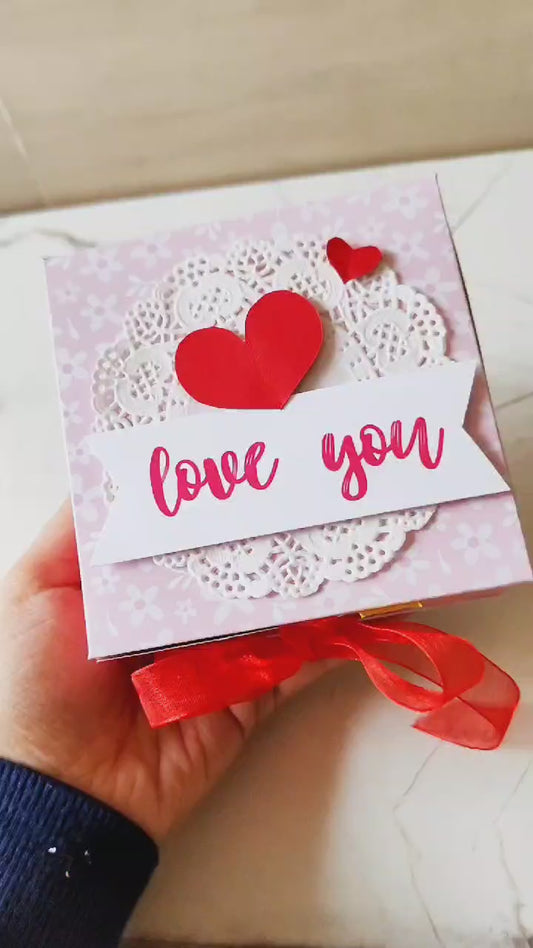 Customized Mini Scrapbook with Box