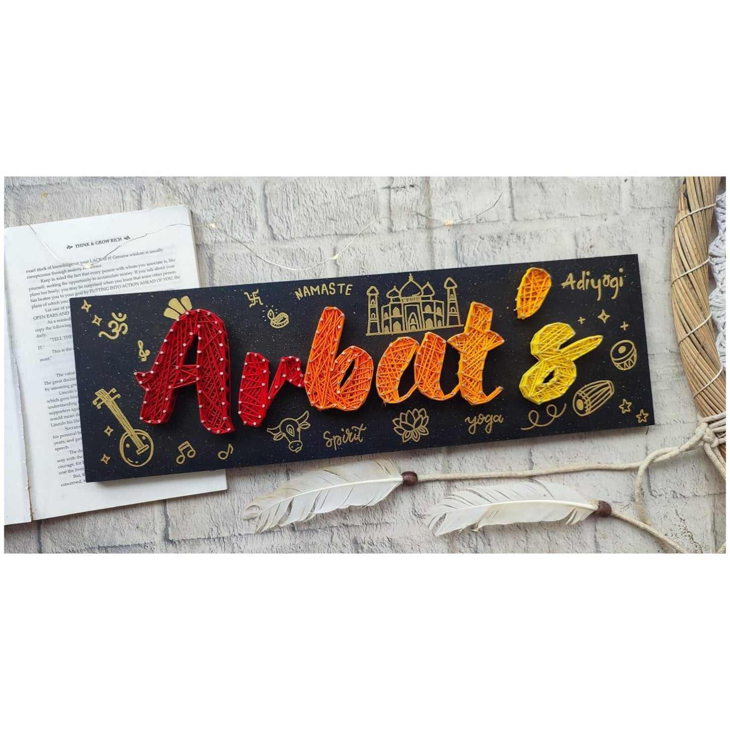 Customized Single Name/Surname String Art